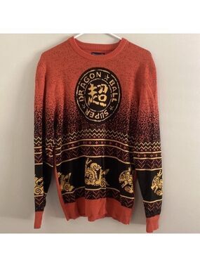DragonBall Z rust color sweater